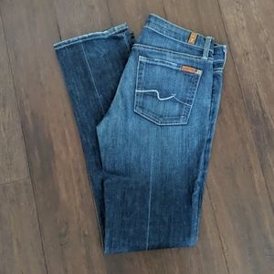 7 for all mankind straight leg jeans